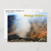 Masaya Volcano, Nicaragua, C.A. Briefkaart (Voorkant / Achterkant)