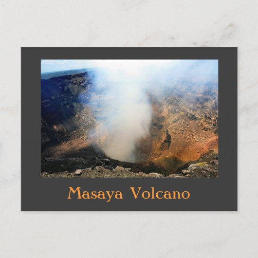Masaya Volcano, Nicaragua, C.A. Briefkaart (Voorkant)