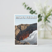 Masaya-vulkaan Briefkaart (Staand voorkant)