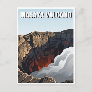 Masaya-vulkaan Briefkaart