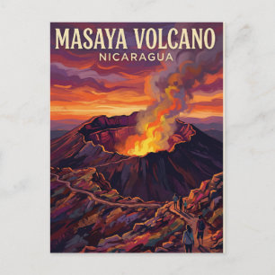 Masaya-vulkaan Nicaragua Briefkaart