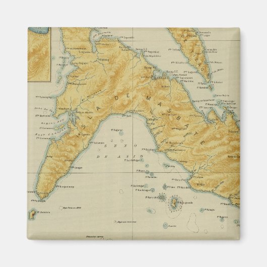Masbate en Mexico nr. 17 Magneet (Voorkant)