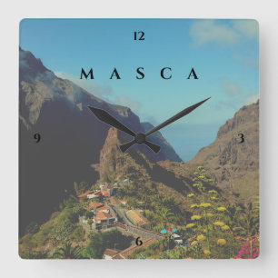 Masca in Spanje  Vierkante Klok