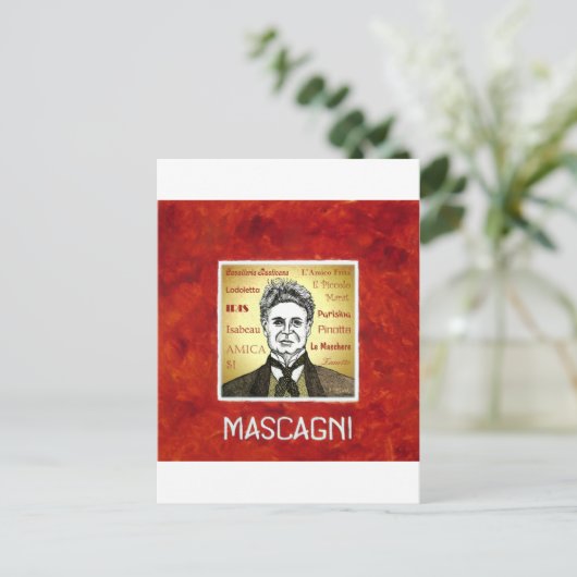 Mascagni Briefkaart (Staand voorkant)