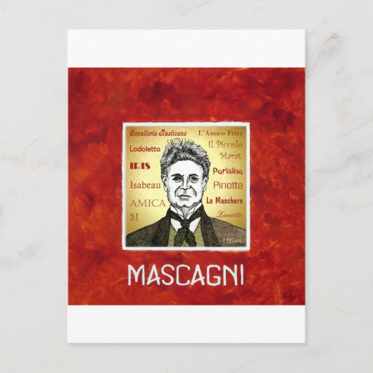 Mascagni Briefkaart (Voorkant)
