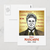 Mascagni Briefkaart (Voorkant / Achterkant)