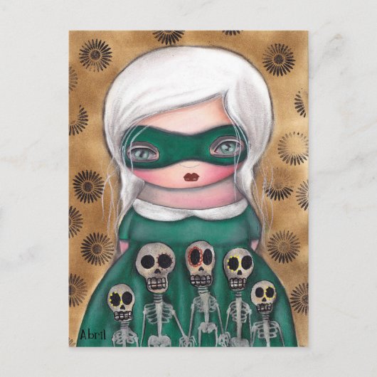 Mascara Briefkaart (Voorkant)