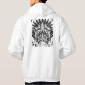 Máscara de carnaval espetáculo hoodie (Achterkant)