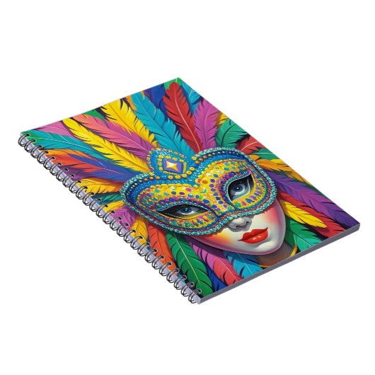 Máscara de carnaval  notitieboek (Rechterzijde)