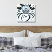 Máscara de carnaval para decoração  canvas afdruk (Insitu (Slaapkamer))