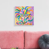 Máscara de carnaval para momentos divertidos  canvas afdruk (Insitu (Woonkamer))