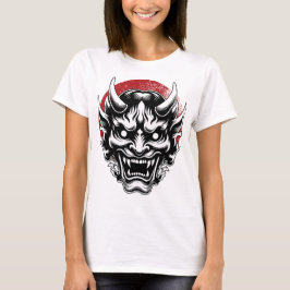 máscara de samurai- japan  t-shirt