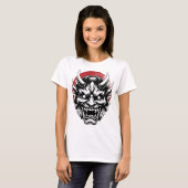 máscara de samurai- japan  t-shirt (Voorkant volledig)
