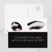 Mascara of Eyelash Business Postcard Briefkaart (Voorkant / Achterkant)