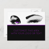 Mascara of Eyelash Business Postcard Briefkaart (Voorkant / Achterkant)