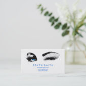 Mascara of Eyelashes Visitekaartje (Staand voorkant)