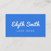 Mascara of Eyelashes Visitekaartje (Achterkant)