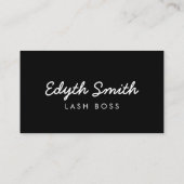 Mascara of Eyelashes Visitekaartje (Achterkant)
