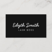 Mascara of Eyelashes Visitekaartje (Achterkant)