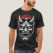 Máscara Oni/ Máscara samurai T-shirt (Voorkant)
