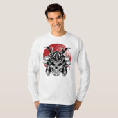 Máscara Samurai Oni / Samurai Oni Mask T-shirt (Voorkant volledig)