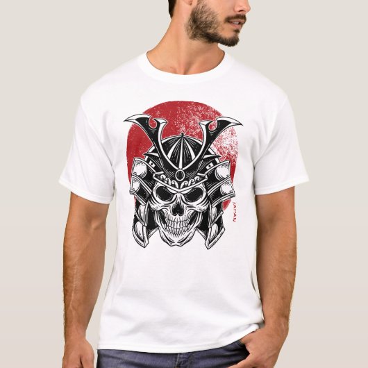 Máscara Samurai Oni / Samurai Oni Mask T-shirt (Voorkant)