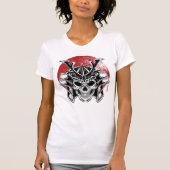 Máscara Samurai Oni / Samurai Oni Mask Women T-shirt (Voorkant)