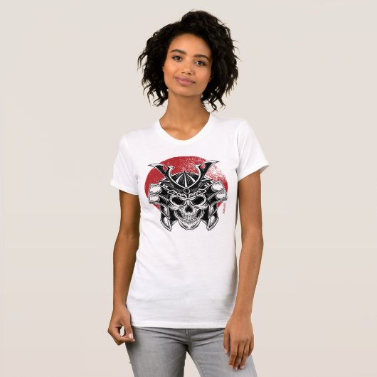 Máscara Samurai Oni / Samurai Oni Mask Women T-shirt (Voorkant volledig)