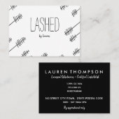 Mascara Wand Lash Extension Visitekaartje (Voorkant / Achterkant)