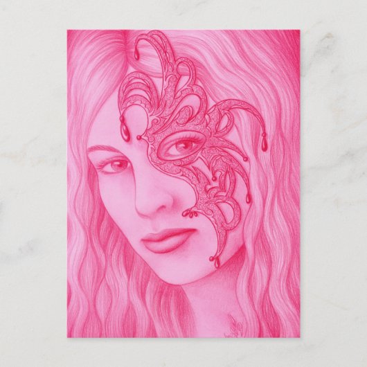 Mascarada Briefkaart (Voorkant)