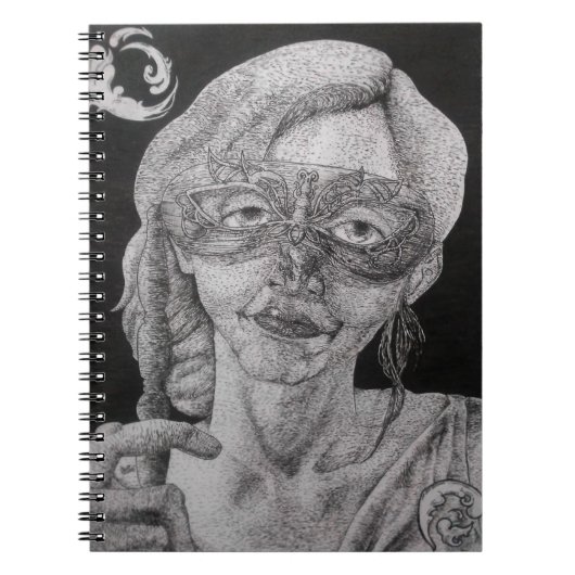 Mascarada Constrast Notitieboek (Voorkant)