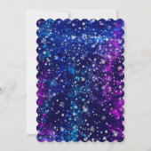 Mascarada de Cumpleaños Personalizada Azul Real Kaart (Achterkant)