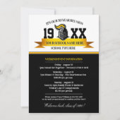 Mascot Banner Class Reunion-uitnodigingen Kaart (Voorkant)