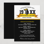 Mascot Banner Class Reunion-uitnodigingen Kaart (Voorkant / Achterkant)