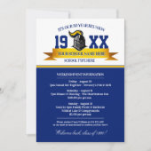 Mascot Banner Class Reunion-uitnodigingen Kaart (Voorkant)