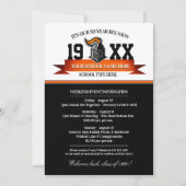 Mascot Banner Class Reunion-uitnodigingen Kaart (Voorkant)