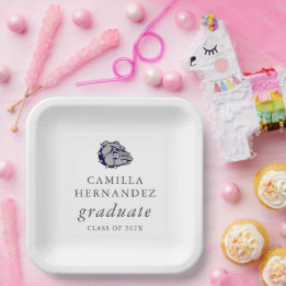 Mascot Logo Graduation Party Borden Papieren Bordje