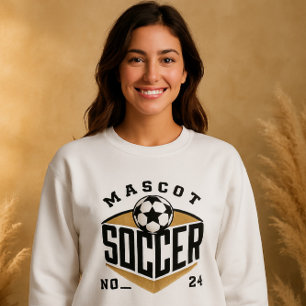 Mascot Voetbal Shirt – Vetgedrukte Team Logo met N