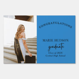 Mascotte Afstuderen Yard teken Tuinbord