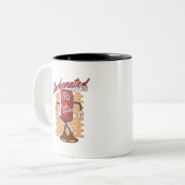 Mascotte Drink Cola Tweekleurige Koffiemok (Voorkant links)