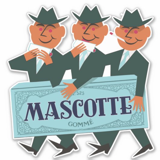 MASCOTTE STICKER (Voorkant)