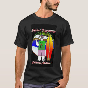 mascotte van de opwarming van de aarde t-shirt