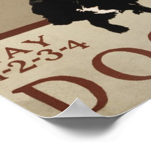 Mascoutah Kennel Club Dog Show 1901 Poster (Hoek)