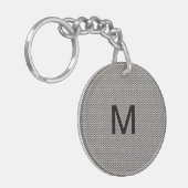 Masculin Mannen Monogram Sleutelhanger (Voorkant Links)
