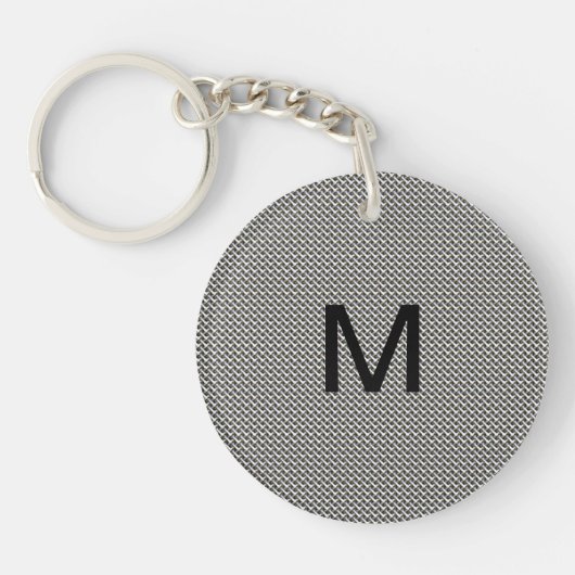 Masculin Mannen Monogram Sleutelhanger (Voorkant)