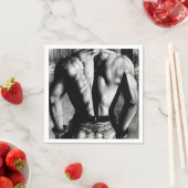 Masculinaire Mannen voor het veteren van kool Servet (Insitu)