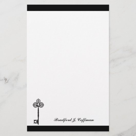 Masculine Antiek toets Briefpapier (Voorkant)