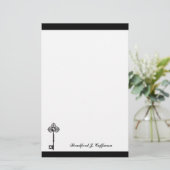 Masculine Antiek toets Briefpapier (Staand voorkant)