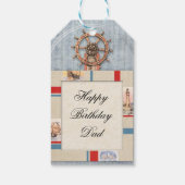 Masculine Birthday Cadeaulabel (Achterkant)
