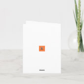 Masculine Birthday Kaart van de kat (Achterkant)